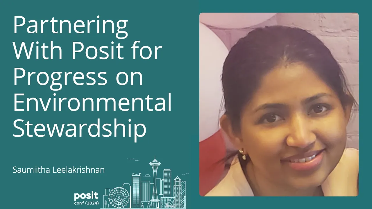 Image from Partnering with Posit for progress on Environmental Stewardship