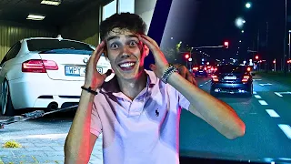 hamujemy 335is nocna jazda po warszawie