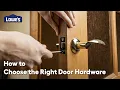 How to Choose the Right Door Hardware Guide