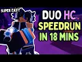 Easy World Record Duo Hardcore Speedrun in 18 MINUTES TDS Hardcore Rework