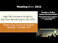 High Performance Graphics and Text Rendering on the GPU - Barbara Geller Ansel Sermersheim