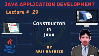Learn Java tutorial in part 29 - constructor in java By Arif Rasheed SSTLab