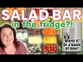Fridge Salad Bar Setup SAVE TIME MONEY