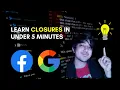 Learn Closures In Under 5 Minutes JS Interview Front-End Interview Questions JS Tutorials