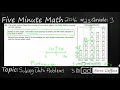 3rd Grade STAAR Practice Solving Data Problems 3 8B -