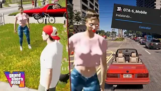 Destruindo meu celular com GTA 6 MOBILE da Play Store 😂😂