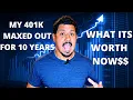 Maxing Out My 401k How I Increased my Net Worth and Reduced Taxable Income