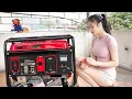 Talented 18-Year-Old Girl Repairs And Restores Old Generator. Amazing!