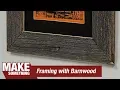 Making a Picture Frame From Antique Barn Wood Diresta Print