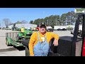 Customer Interview outside of our Jackson TN Store after the purchase of a used John Deere Mower