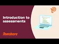 Prodigy Teachers Introduction to assessments