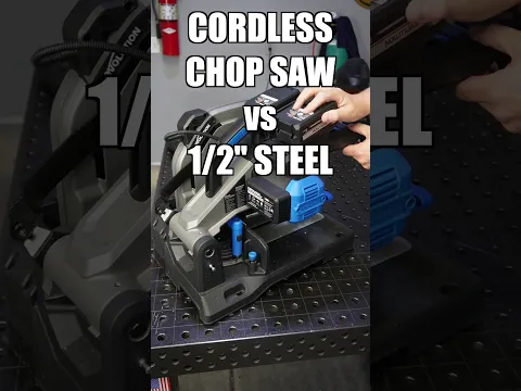Is 1/2" Steel Too Much for this Cordless Chop Saw? Evolution Power Tools