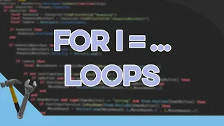 For i Loops Roblox Studio Scripting Series