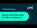 CPS Full Access Assess and Prescribe for Minor Ailments - Cold Sores