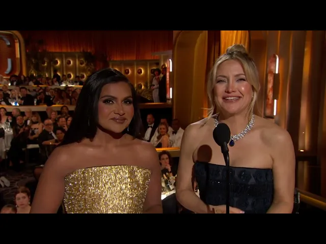 Golden Globes 2025 | Mindy Kaling e Kate Hudson presentano la migliore attrice televisiva - Musical/Commedia
