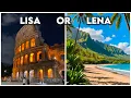 Lisa or Lena? 🌴 Would You Rather: Vacation Edition!