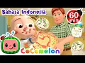 Membuat Lagu Pizza! 🍕 | CoComelon Bahasa Indonesia - Lagu Anak Anak | Nursery Rhymes