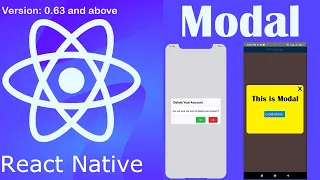Modal in React Native 2021 tuts by TechWithYasir
