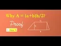 Trapezoids - Proof Area of Trapezoid a b h