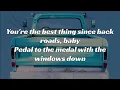 JAKE OWEN - BEST THING SINCE BACKROADS (Lyrics)