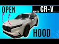 How to open the hood on Honda CR-V 2023-2026