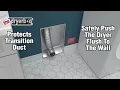 The Dryerbox Allows You To Push Your Dryer Flush To The Wall