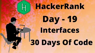 Hacker Rank 30 days of code in C Day 19 Interfaces code solution