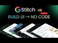 Turn Any UI Into a Real App Instantly — No Code | Google Stitch + AI Studio