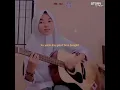 Story WA - cewe imut cantik nyanyi ada aku disini gitar cover