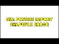 GIS PostGIS import shapefile Error 2 Solutions