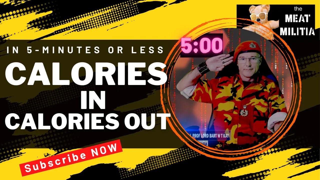 In 5-Mins or Less - CICO (calories in, calories out)...