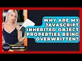Why Are My JavaScript Inherited Object Properties Being Overwritten - JavaScript Toolkit
