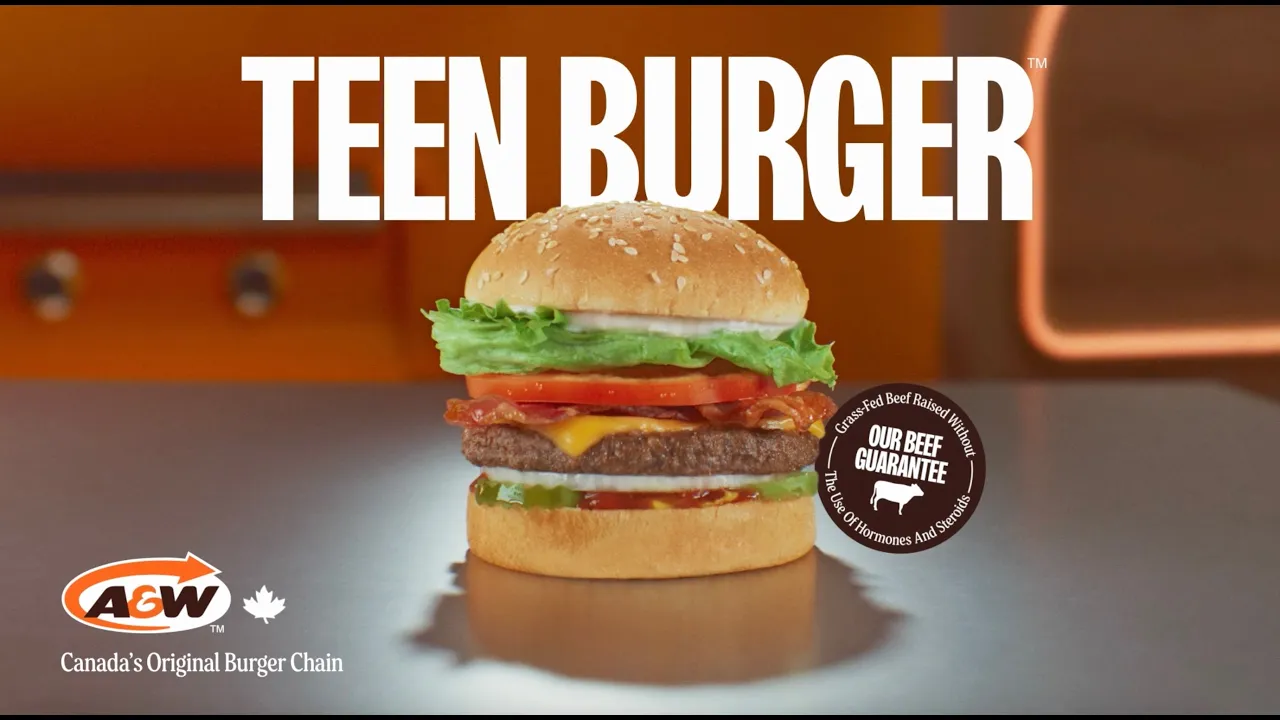 A&W Canada — A&W Teen Burger - Canadian Burger Lovers Share Their Thoughts (YouTube video ad)