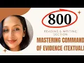Master Command of Evidence Textual EASY METHOD