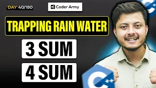 Lecture 30 Trapping Rain Water 3 SUM 4 SUM