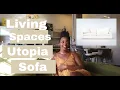 Living Spaces Utopia Sofa Review RH Cloud Couch Dupe