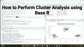 How to Perform Cluster Analysis using Base R #r #statistics #clusteranalysis