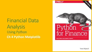ENG Financial Data Analysis using Python Ch 4 Python Matplotlib