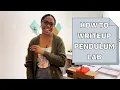 How to do Pendulum Lab Writeup