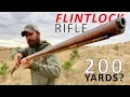How Accurate is a FLINTLOCK Rifle 200 Yards Black Powder