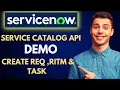 REST Integration - Create RITM From REST API Explorer ServiceNow