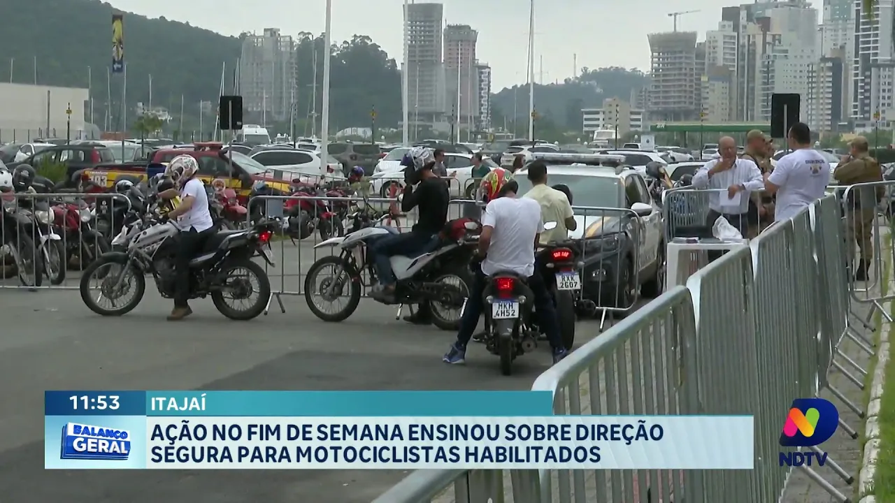 "Segurança em Duas Rodas: Itajaí Promove Conscientização no Trânsito"