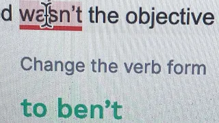 Grammarly being Goodn t