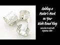 Adding A Makers Mark to Your Wide Band Ring
