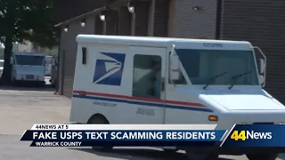 Fake USPS text message scamming residents