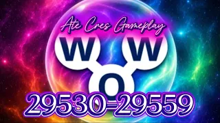 WORDS OF WONDERS CROSSWORD PUZZLE Level 29530-29559