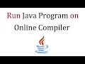 Download Lagu How to run a Java program on Online Compiler