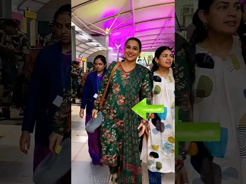 ₹1,960 में विद्या बालन का इतना Elegant Airport Look! #vidyabalan #ethnicwear #shorts