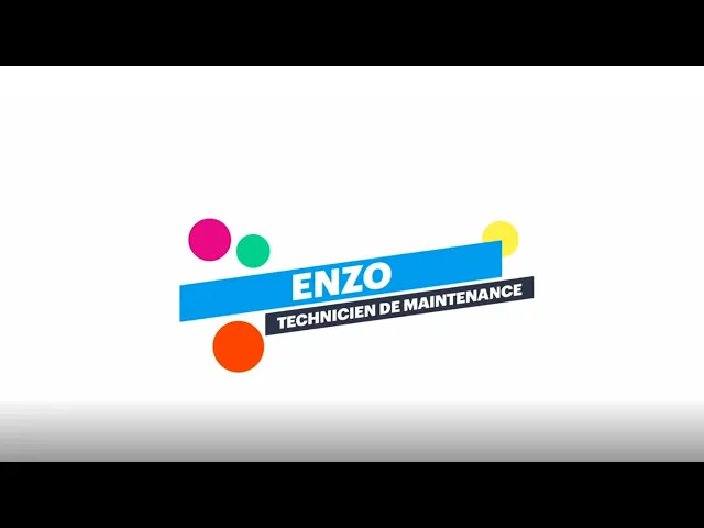 Enzo, technicien de maintenance