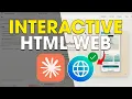 Claude AI - How To Generate Interactive HTML Webpage Easy Guide